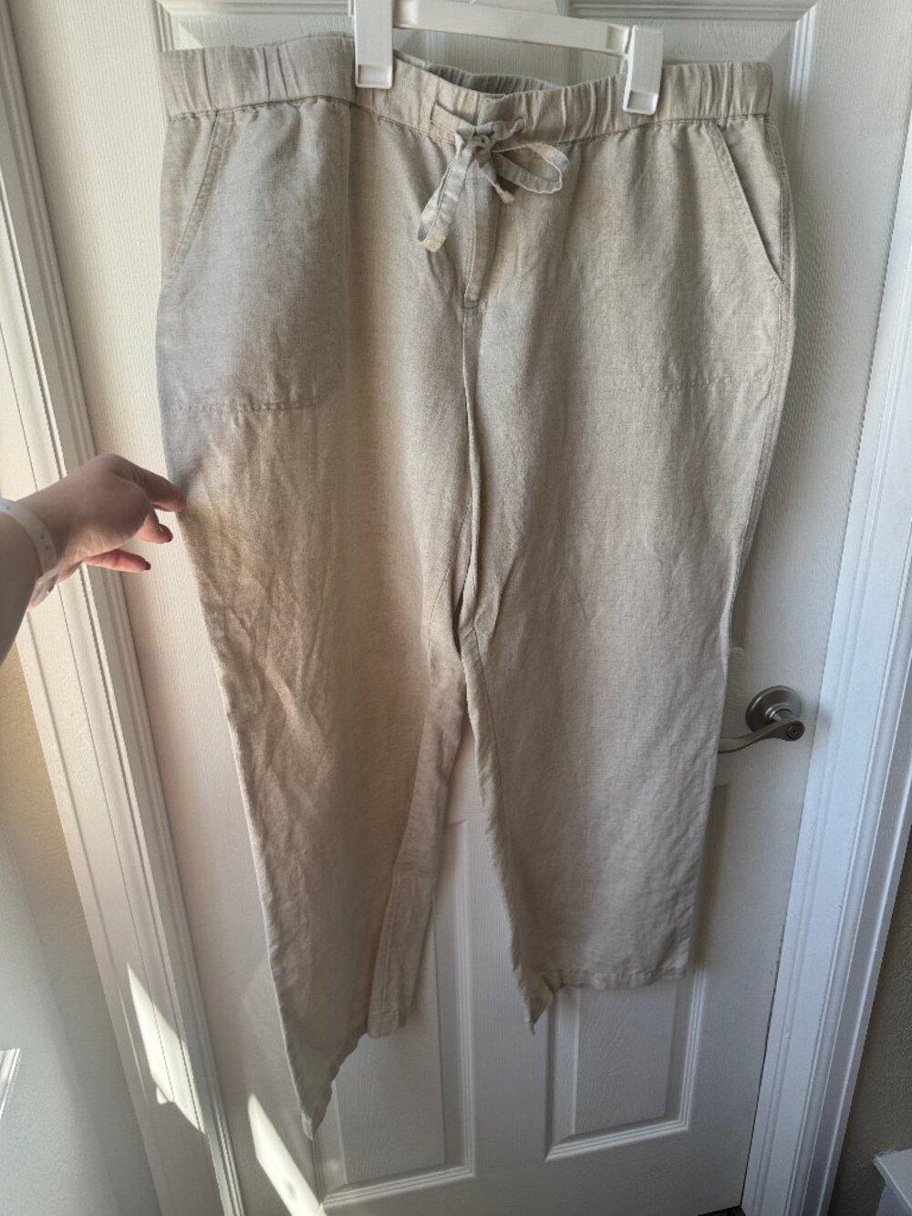 Liz Claiborne Cotton Linen Blend Slack XL